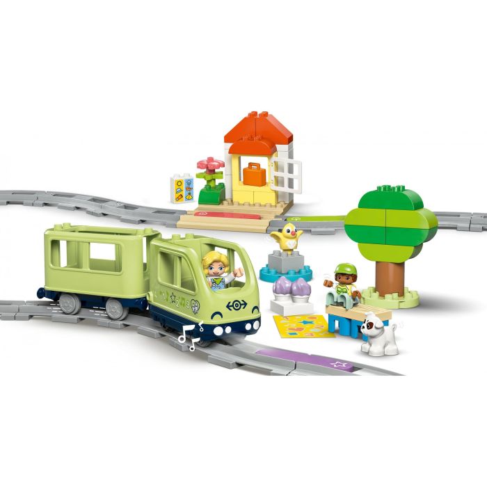 LEGO 10427 DUPLO My Town Tren de aventuras interactivo Juguetes de aprendizaje temprano para niños 2 años 3 LEGO 10427 DUPLO My Town Tren de aventuras interactivo Juguetes de aprendizaje temprano para niños 2 años 3