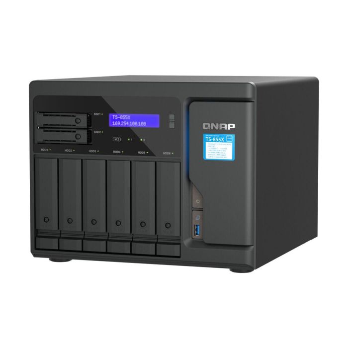 QNAP TS-855X-8G NAS Torre 8 Bahías Intel Atom C5125 8GB DDR4 Ethernet 10GbE 4 QNAP TS-855X-8G NAS Torre 8 Bahías Intel Atom C5125 8GB DDR4 Ethernet 10GbE 4