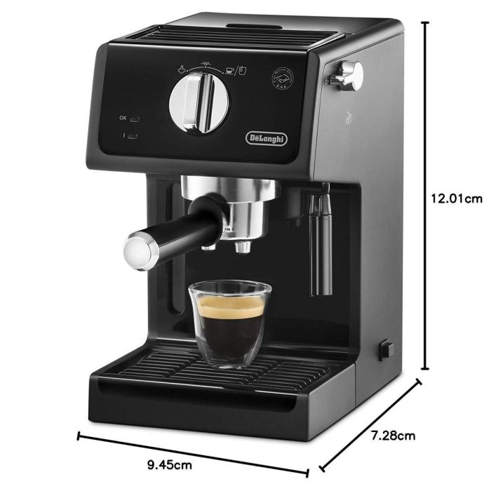 Delonghi ECP31.21 Cafetera espresso con bomba - 15 bares - Negra 4 Delonghi ECP31.21 Cafetera espresso con bomba - 15 bares - Negra 4