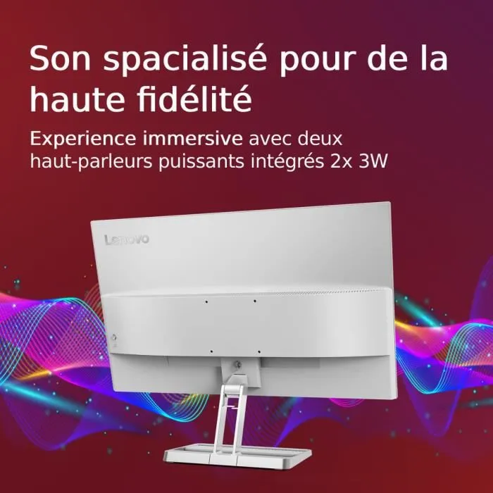 Lenovo Pantalla de PC 67ABKAC4EU 27 Pulgadas FHD 100 Hz Panel IPS 4 ms 4