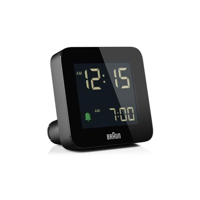 Braun BC-09-B Reloj Despertador Digital Negro con Snooze Pantalla LCD Retroiluminada 5