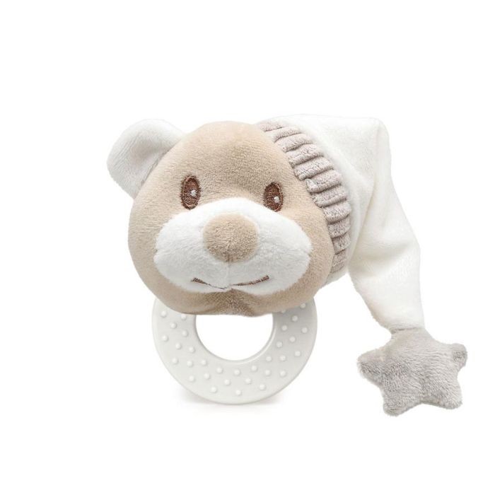 KioKids Mordedor Peluche Osito con Gorro para Bebés +0 meses | Alivia Dentición y Masajea Encías | Poliéster y EVA | Beige 2 KioKids Mordedor Peluche Osito con Gorro para Bebés +0 meses | Alivia Dentición y Masajea Encías | Poliéster y EVA | Beige 2