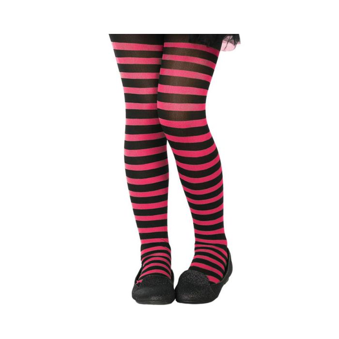 Pantys Rayas Fucsia para Niño - Accesorio para Disfraces, Edad Recomendada 3 Años 0 Pantys Rayas Fucsia para Niño - Accesorio para Disfraces, Edad Recomendada 3 Años 0