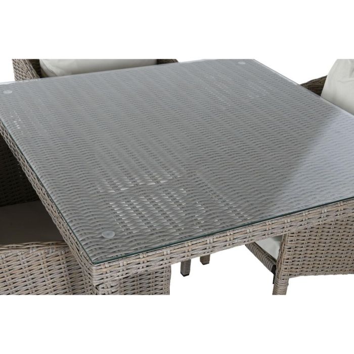 Mesa Terraza Y Jardin DKD Home Decor 90 x 72 x 90 cm Set de 5 7