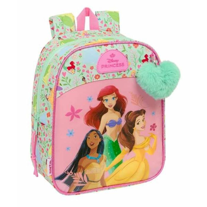 Mochila Escolar Disney Princess Bloom 22 x 27 x 10 cm