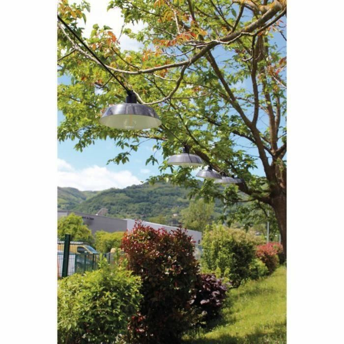 Rio AUC3760194394466 Guirnalda Solar Vintage 7,50 m Gris 1