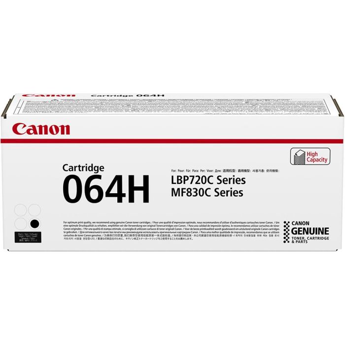 Canon Cartucho Toner 064H Negro 4938C001 - 13.400 páginas 2 Canon Cartucho Toner 064H Negro 4938C001 - 13.400 páginas 2