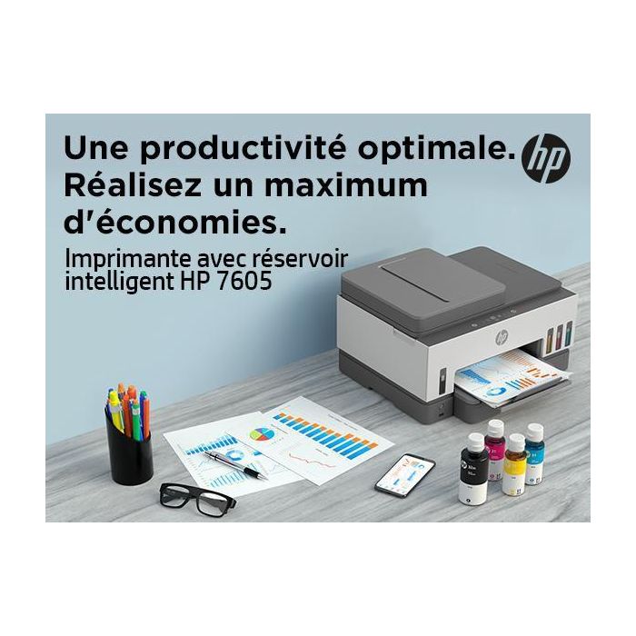HP Smart Tank 7605 - Multifunción de Inyección de Tinta a Color WiFi con Dúplex Automático, Escáner y Fax - Impresora, Copiadora 20