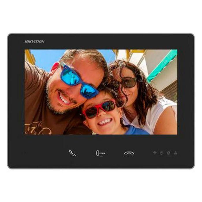 Hikvision Monitor interior WiFi con pantalla táctil 7" para videoportero HD 2 hilos, negro 0 Hikvision Monitor interior WiFi con pantalla táctil 7" para videoportero HD 2 hilos, negro 0