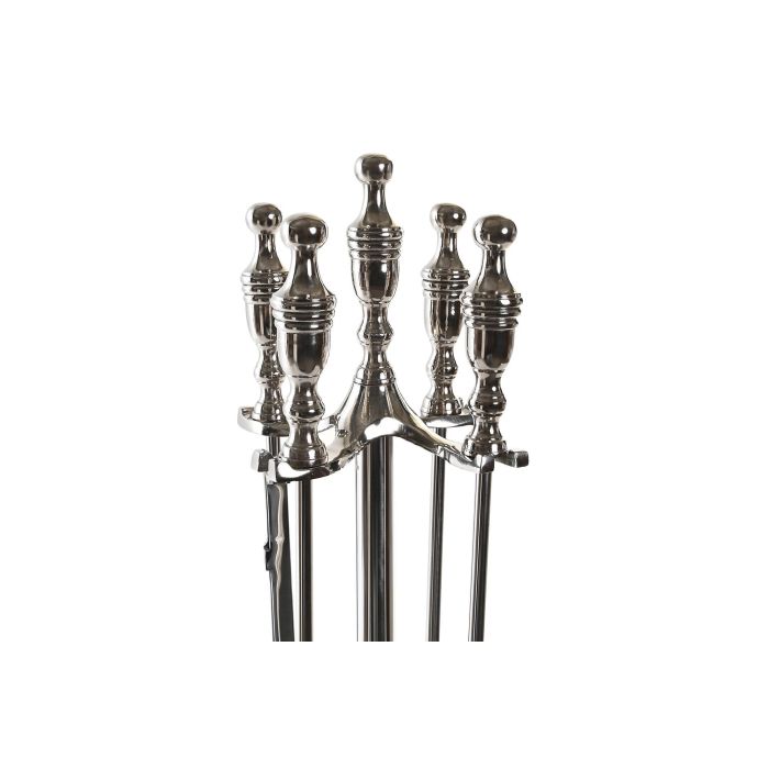 Chimenea Moderno DKD Home Decor Plateado 4 x 52 x 11 cm Set de 4 1 Chimenea Moderno DKD Home Decor Plateado 4 x 52 x 11 cm Set de 4 1
