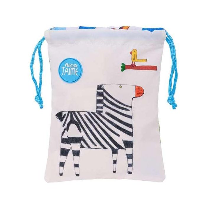 Bolsito de Merienda Algo de Jaime Blanco 20 x 25 x 1 cm Saco 1 Bolsito de Merienda Algo de Jaime Blanco 20 x 25 x 1 cm Saco 1