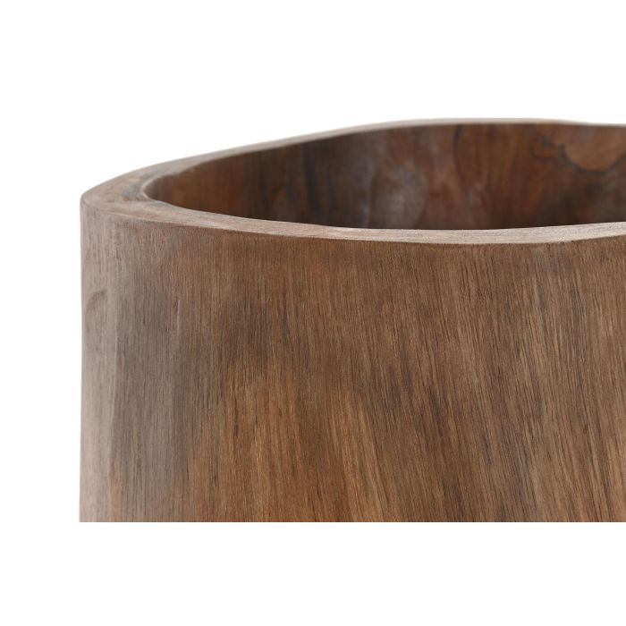 Macetero Item Home DKD Home Decor Natural 27 x 27 x 25 cm (2 Unidades) 2 Macetero Item Home DKD Home Decor Natural 27 x 27 x 25 cm (2 Unidades) 2