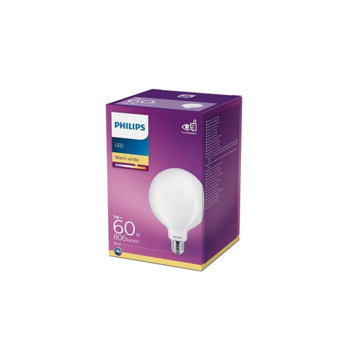 Philips PH-8718699648176 Bombilla LED E27 G120 7W 806Lm 2700K Luz Cálida | Reemplazo Eficiente para Iluminación Interior y Hogar 0 Philips PH-8718699648176 Bombilla LED E27 G120 7W 806Lm 2700K Luz Cálida | Reemplazo Eficiente para Iluminación Interior y Hogar 0