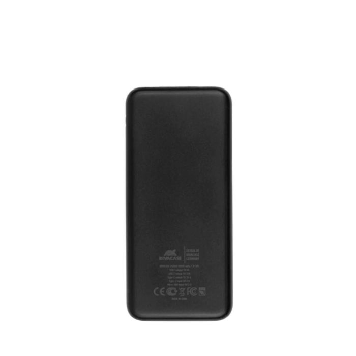 Rivacase VA2041 Powerbank 10000 mAh Negro. Batería Externa Portátil con Salida USB-A, Entrada y Salida USB-C (Bidireccional) 2.1A / 10W. 3 Rivacase VA2041 Powerbank 10000 mAh Negro. Batería Externa Portátil con Salida USB-A, Entrada y Salida USB-C (Bidireccional) 2.1A / 10W. 3