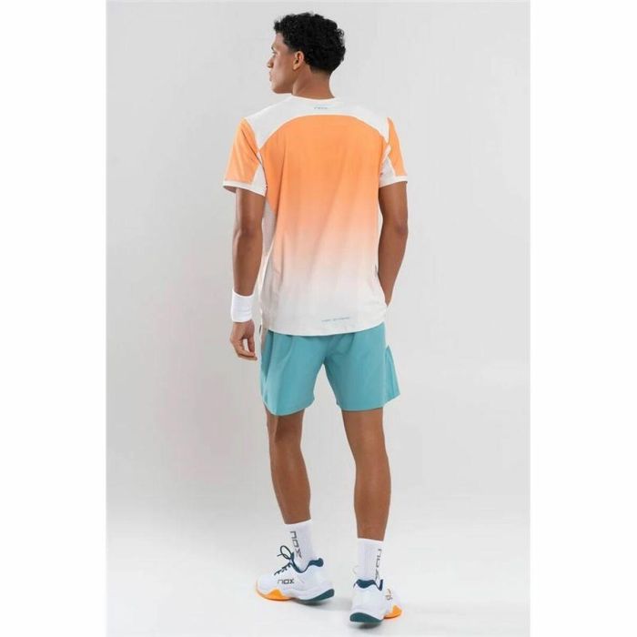 Camiseta de Manga Corta Hombre Nox Pro Mock Naranja 1 Camiseta de Manga Corta Hombre Nox Pro Mock Naranja 1