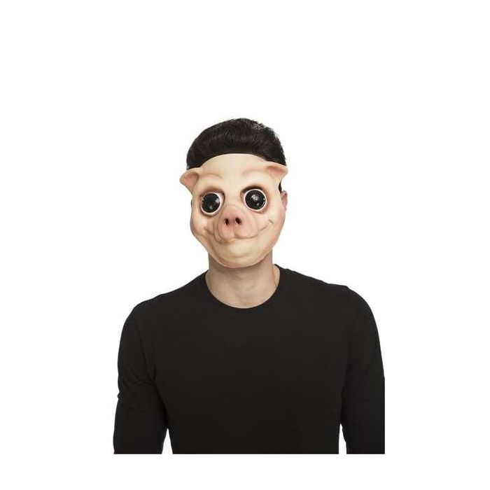 My Other Me Máscara de Cerdo Látex Talla Única Adulto