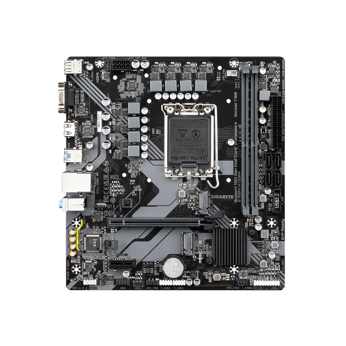 GIGABYTE B760M H DDR4 Placa base para Intel Core de 14ª generación, Factor de Forma Micro ATX, Soporte DDR4 1