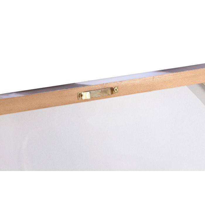 DKD Home Decor Cuadro Tradicional Lienzo MDF Blanco Negro 3 x 80 x 60 cm Bailarinas Hecho a Mano (4 Unidades) 3