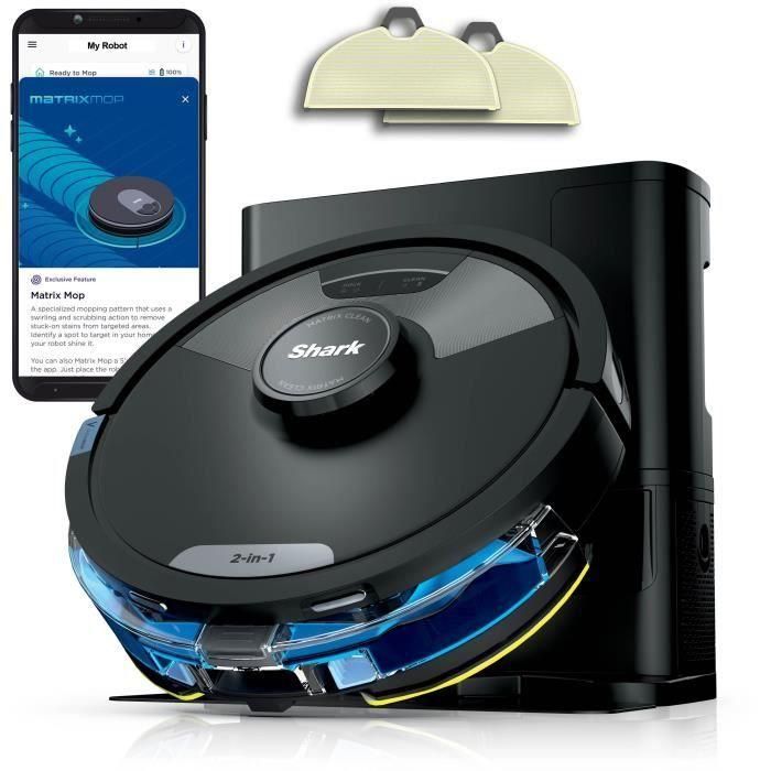 Shark Matrix Plus RV2620WAEU - Robot aspirador y fregador 2 en 1 con vaciado automático - Limpia esquinas y ángulos - Cobertura óptima 3 Shark Matrix Plus RV2620WAEU - Robot aspirador y fregador 2 en 1 con vaciado automático - Limpia esquinas y ángulos - Cobertura óptima 3