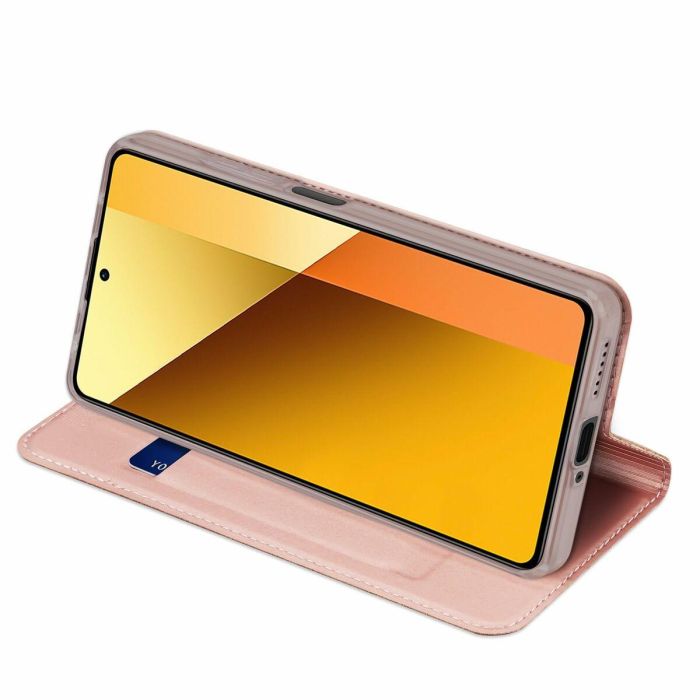 Dux Ducis Skin Pro Case With Flap And Card Slot - Xiaomi Redmi Note 13 5G - Pink 3 Dux Ducis Skin Pro Case With Flap And Card Slot - Xiaomi Redmi Note 13 5G - Pink 3
