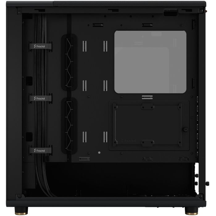 Fractal Design North Midi Tower PC Caja Negra Charcoal Black Window Clear ATX Micro ATX Mini ITX Acero Vidrio Templado 11