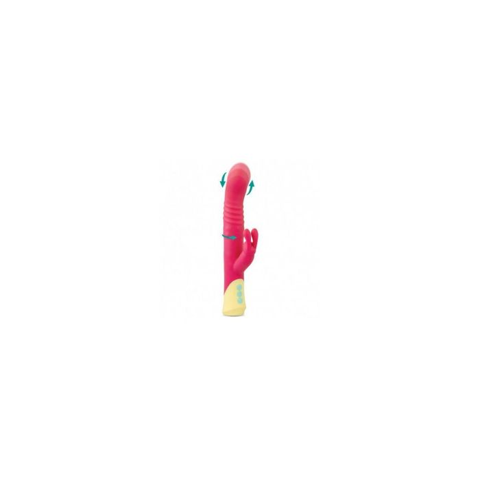 Vibrador Doble Estimulación Diversual Rosa Vibrador Doble Estimulación Diversual Rosa