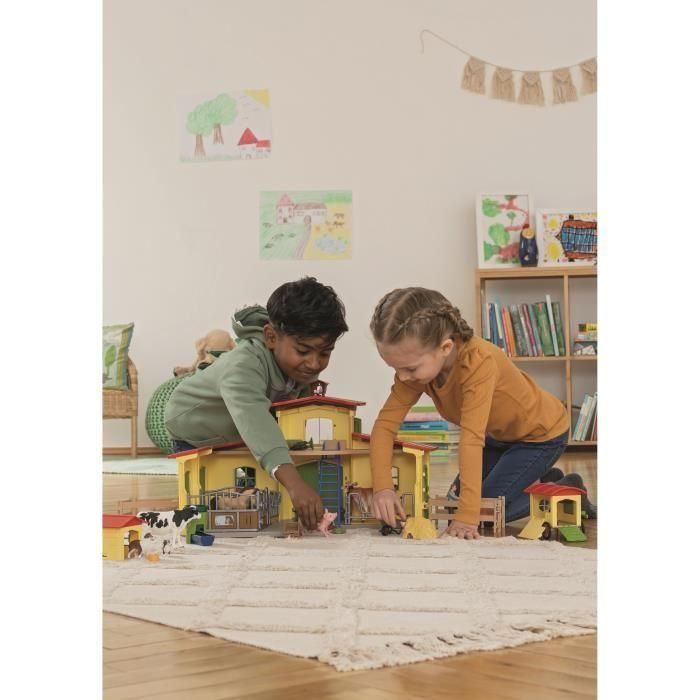 Schleich 42605 Granja Educativa - Set de Juego con Figuras y Accesorios de la Gama Farm World 5