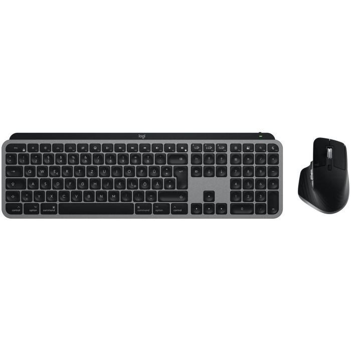 Logitech MX KEYS S COMBO Teclado Inalámbrico + Ratón Ergonómico para Mac