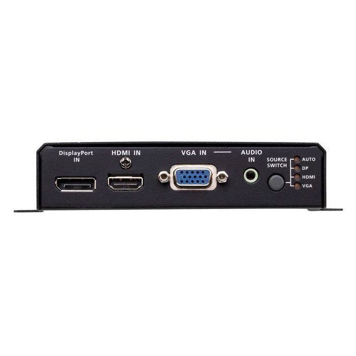Aten VE3912T HDBaseT Transmisor Switch DisplayPort HDMI VGA con Extensor de Video 4K hasta 100m sobre Cat 6/6a para Conversión de Señales 5 Aten VE3912T HDBaseT Transmisor Switch DisplayPort HDMI VGA con Extensor de Video 4K hasta 100m sobre Cat 6/6a para Conversión de Señales 5
