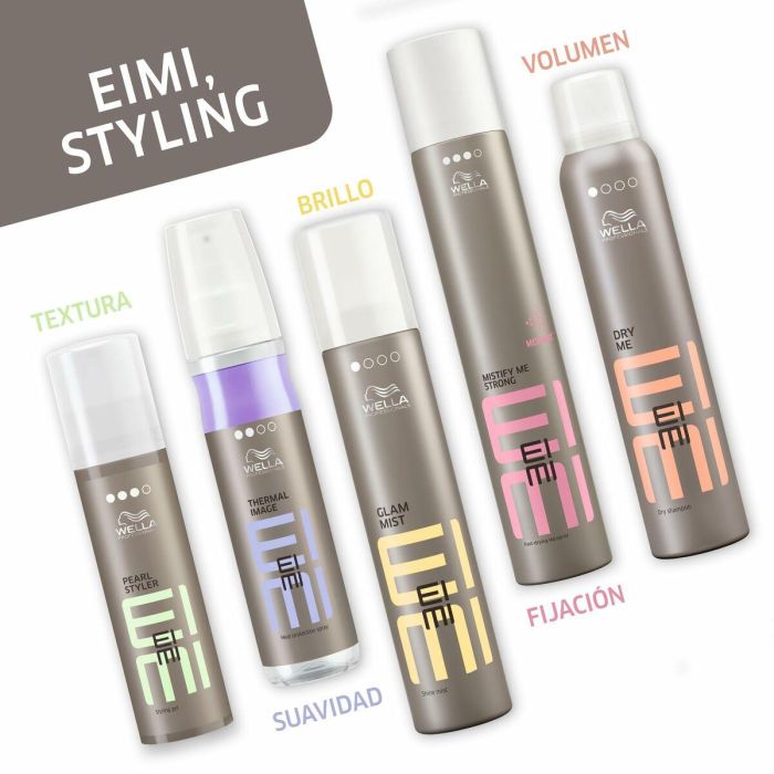 Wella Professionals EIMI Mistify Me Light Spray de Peinado Fijación Ligera Nivel 2 Micromist para Todo Tipo de Cabello 500 ml 1