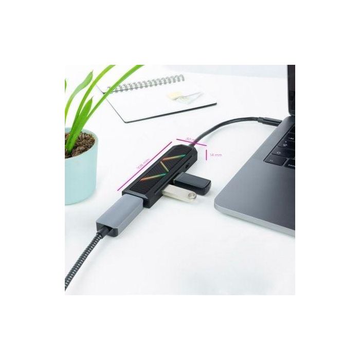Docking USB Tipo-C Nanocable 10.16.0401/ 2xUSB/ 1xUSB Tipo-C PD/ 1xHDMI 2.0 2 Docking USB Tipo-C Nanocable 10.16.0401/ 2xUSB/ 1xUSB Tipo-C PD/ 1xHDMI 2.0 2