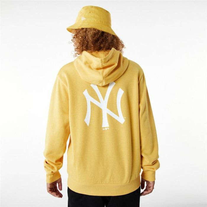 Sudadera con Capucha Mujer New Era ew York Yankees MLB League Amarillo 2