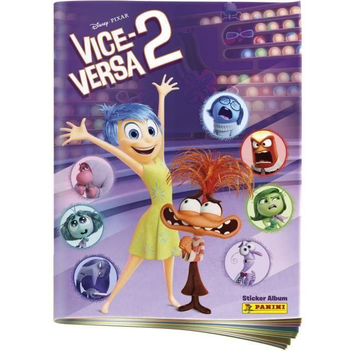 Panini Álbum de Pegatinas Vice Versa 2 - Colección Oficial de Personajes y Emociones de Riley - 192 Pegatinas