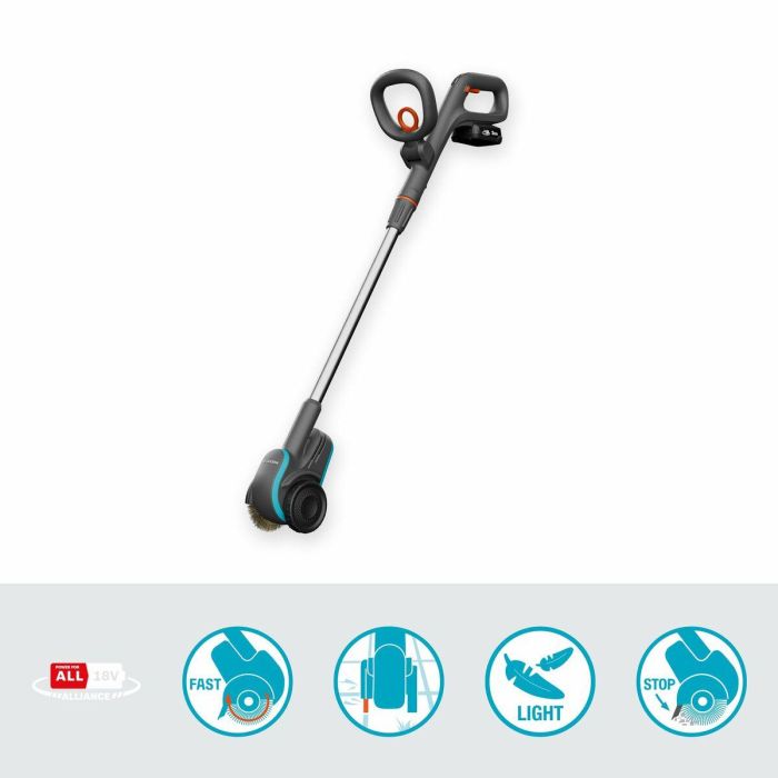 Gardena GAR4066407502789 Limpiador de Juntas EasyWeed P4A 18 V sin Batería 4 Gardena GAR4066407502789 Limpiador de Juntas EasyWeed P4A 18 V sin Batería 4