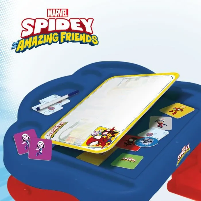 Lisciani Giochi Spidey Super Desk Escritorio de Actividades con 10 Juegos Educativos para Niños 4