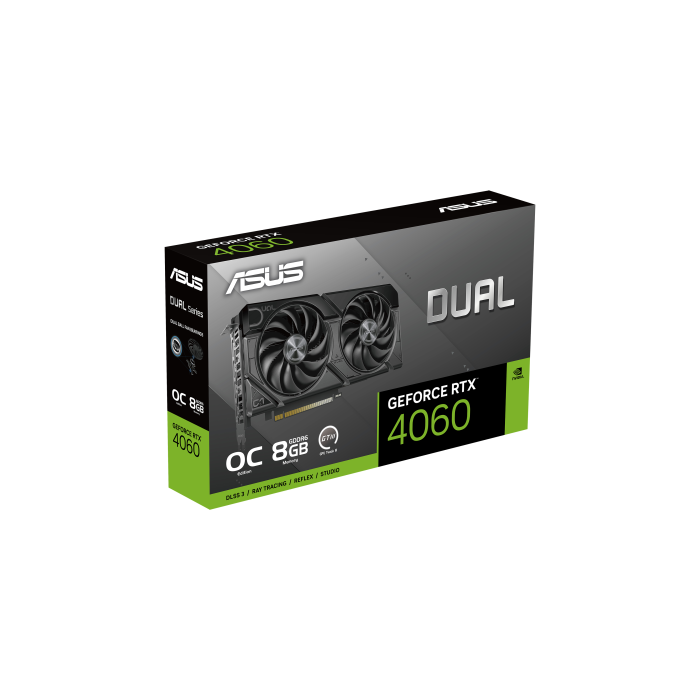 ASUS Dual GeForce RTX 4060 8GB GDDR6 128-bit PCIe 4.0 2x Ventiladores Axial-tech HDMI 2.1a DisplayPort 1.4a - 90YV0JC7-M0NA00 11 ASUS Dual GeForce RTX 4060 8GB GDDR6 128-bit PCIe 4.0 2x Ventiladores Axial-tech HDMI 2.1a DisplayPort 1.4a - 90YV0JC7-M0NA00 11