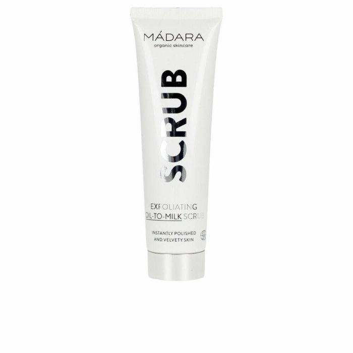 Mádara Organic Skincare Exfoliante Transformador Óleo a Leche con Arena Volcánica, Aceite de Albaricoque y Avena para Mujer 60 ml Mádara Organic Skincare Exfoliante Transformador Óleo a Leche con Arena Volcánica, Aceite de Albaricoque y Avena para Mujer 60 ml