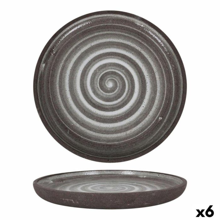 Plato Llano Krakatoa ø 22,5 cm (6 Unidades) Plato Llano Krakatoa ø 22,5 cm (6 Unidades)
