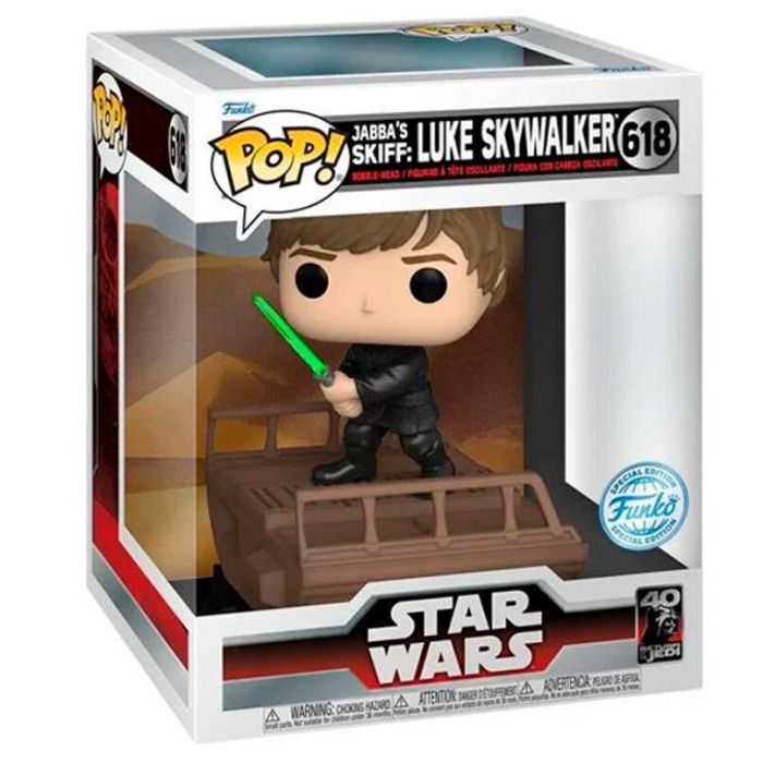 Figura POP Deluxe Star Wars Luke Skywalker Exclusive 0 Figura POP Deluxe Star Wars Luke Skywalker Exclusive 0