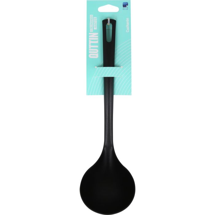 Cucharón de Nylon Quttin 29x8 cm Negro (24 Unidades) 1 Cucharón de Nylon Quttin 29x8 cm Negro (24 Unidades) 1
