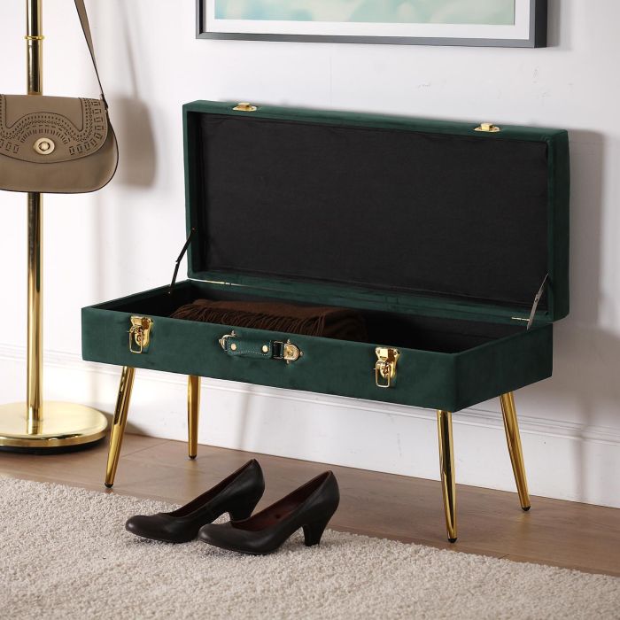 Pie De Cama Petto Verde Versa 42X80CM 2 Pie De Cama Petto Verde Versa 42X80CM 2
