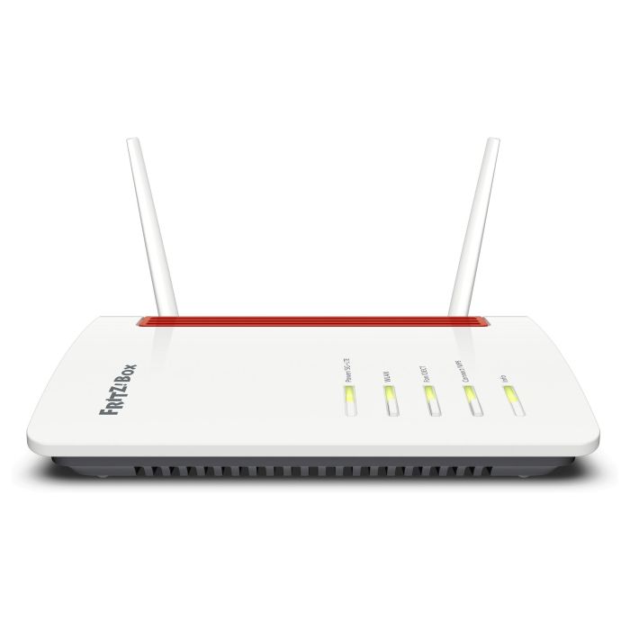 AVM Fritz!Box 6850 5G Router Wi-Fi 5 (802.11ac) Doble Banda 2.4/5 GHz Ethernet Puertos Gigabit Negro Rojo Blanco 3