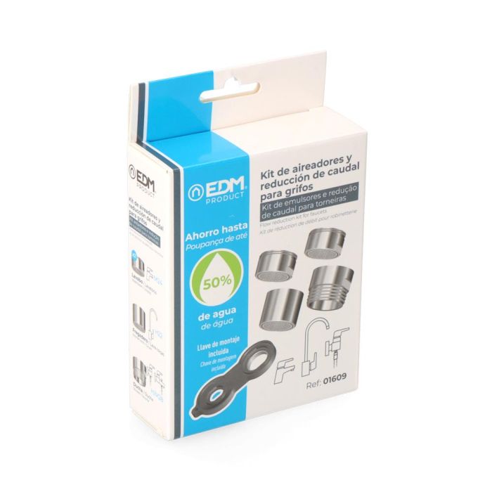 Kit aireadores y reducción de caudal para grifos 1 Kit aireadores y reducción de caudal para grifos 1