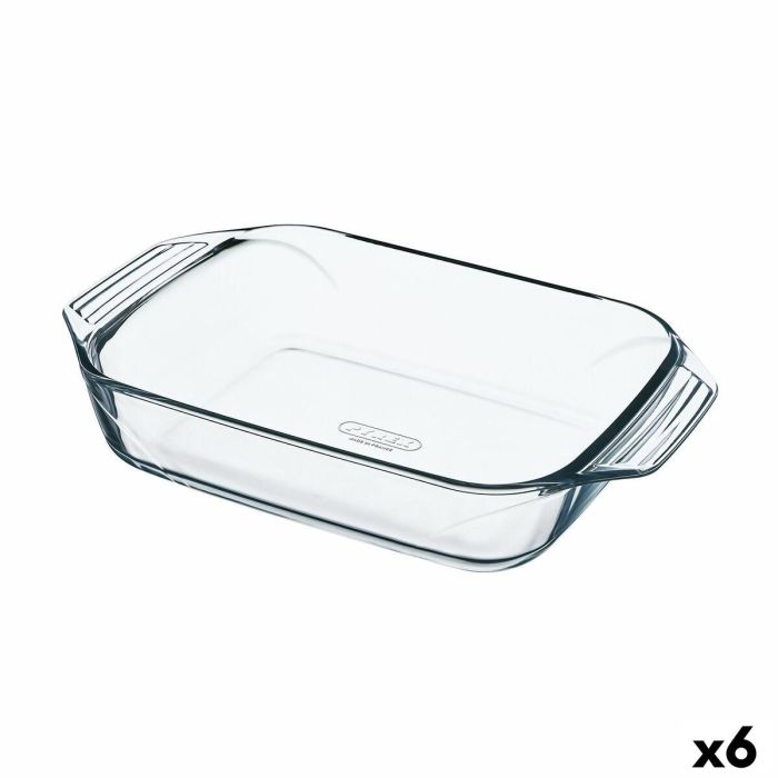 Fuente para Horno Pyrex Irresistible Transparente Vidrio Rectangular 27,5 x 16,9 x 6 cm (6 Unidades) 0 Fuente para Horno Pyrex Irresistible Transparente Vidrio Rectangular 27,5 x 16,9 x 6 cm (6 Unidades) 0