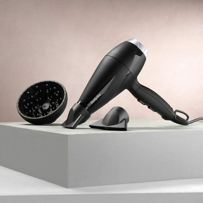 Babyliss 6710DE Secador de Pelo Profesional Turbo Pro 2100W Motor AC Iónico Antiestático con Boquillas y Difusor 14 Babyliss 6710DE Secador de Pelo Profesional Turbo Pro 2100W Motor AC Iónico Antiestático con Boquillas y Difusor 14
