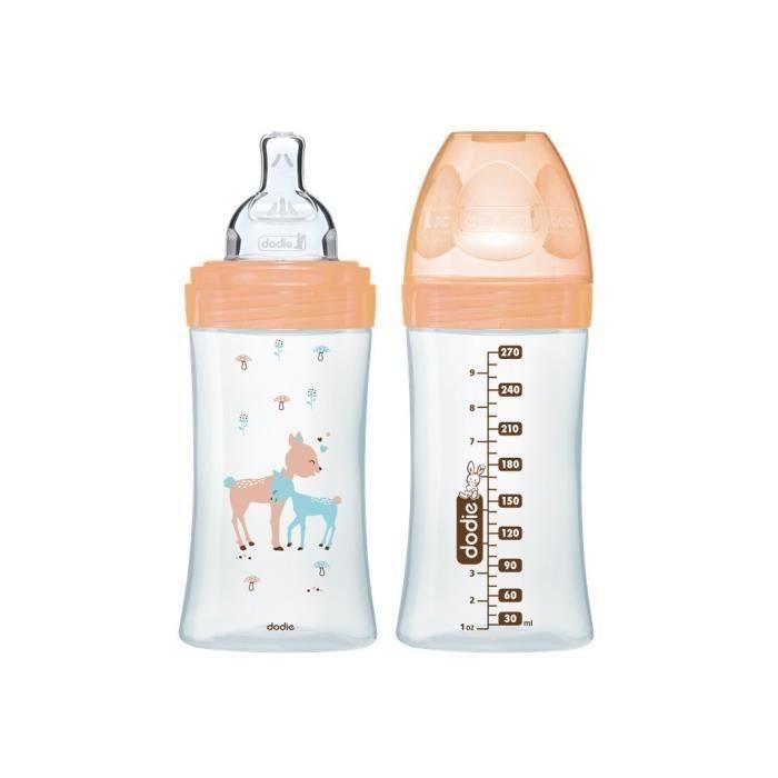 Dodie Set Biberones Sensation + Vidrio Anticólico Tetina Plana Silicona para Lactancia Mixta 1x150ml 2x270ml + Chupete 0-2m Beige Biche 2 Dodie Set Biberones Sensation + Vidrio Anticólico Tetina Plana Silicona para Lactancia Mixta 1x150ml 2x270ml + Chupete 0-2m Beige Biche 2