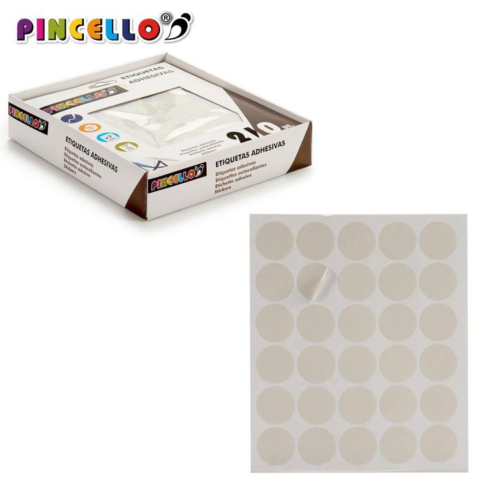 Etiquetas Adhesivas Diam 25Mm 7 Paginas Pincello (120 Unidades) 2 Etiquetas Adhesivas Diam 25Mm 7 Paginas Pincello (120 Unidades) 2
