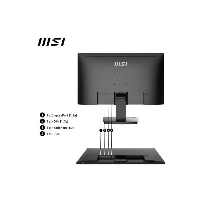 MSI 9S6-3PB5CH-047 Pantalla para PC MP243X de 23.8" Full HD Negro MSI 9S6-3PB5CH-047 Pantalla para PC MP243X de 23.8" Full HD Negro