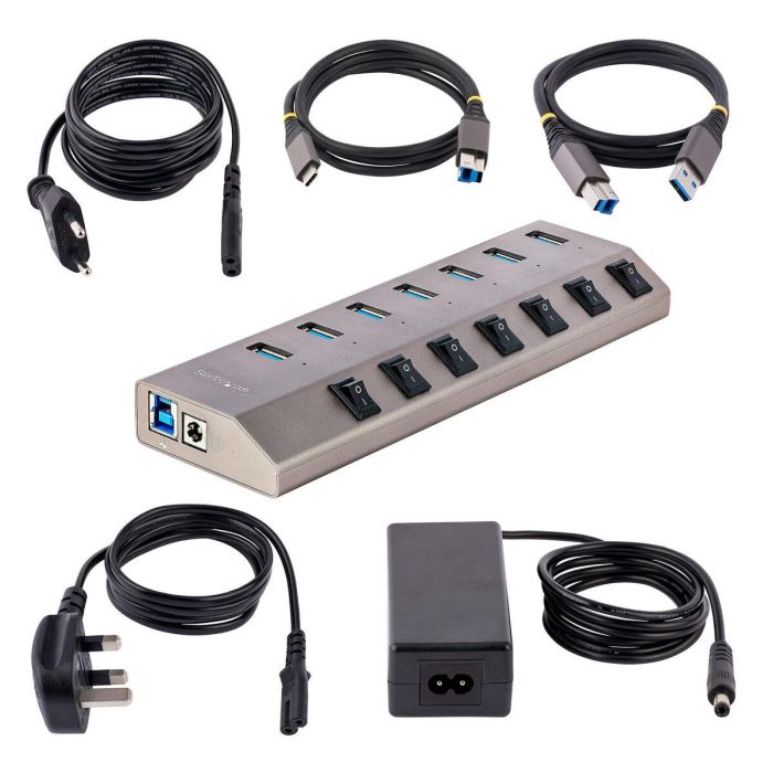 Hub USB Startech 5G7AIBS-USB-HUB-EU Hub USB Startech 5G7AIBS-USB-HUB-EU
