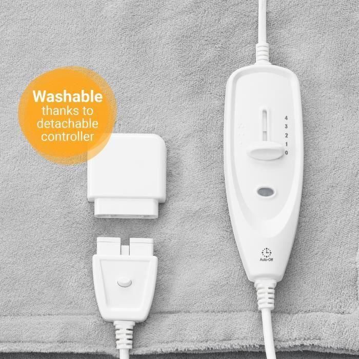 Medisana Manta Térmica XXL HB 675 2x1,5 m Gris 5 Medisana Manta Térmica XXL HB 675 2x1,5 m Gris 5
